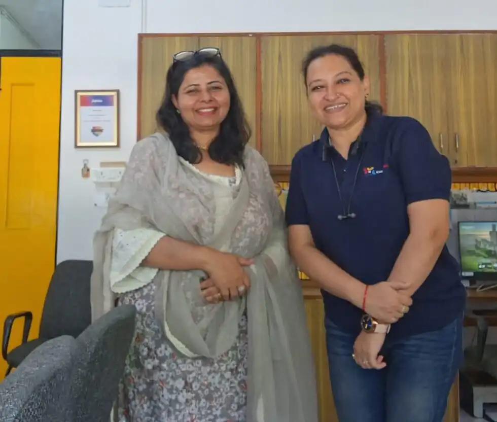 Deepali mam with Ms. Nisha Batra