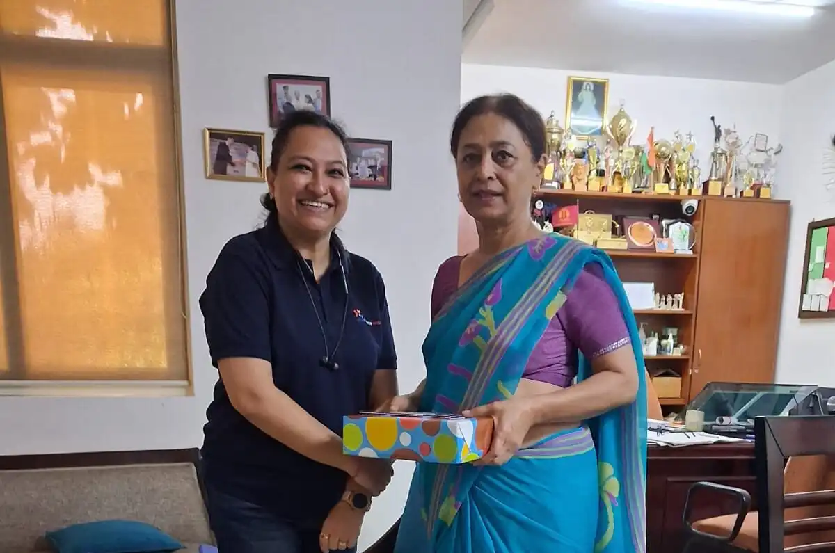 Deepali mam with Ms. Sheelu Mathew