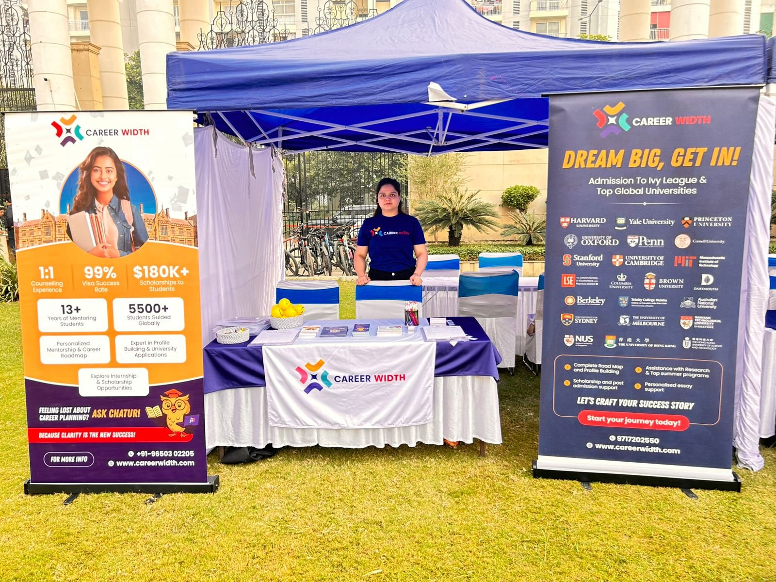 Career Width at the Indo Global Educational Fair - Presidium School, Indirapuram