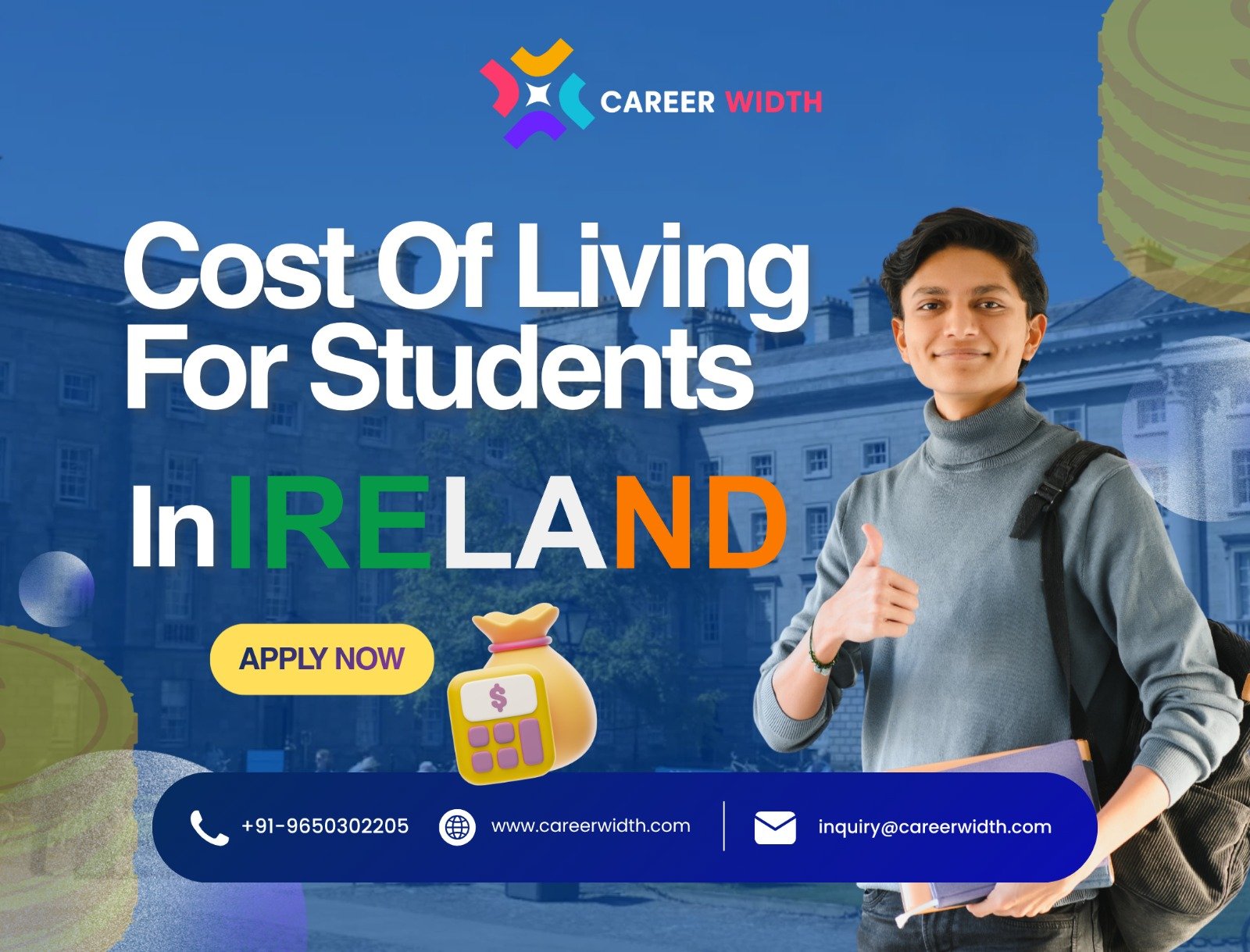 Cost of living for Students in Ireland