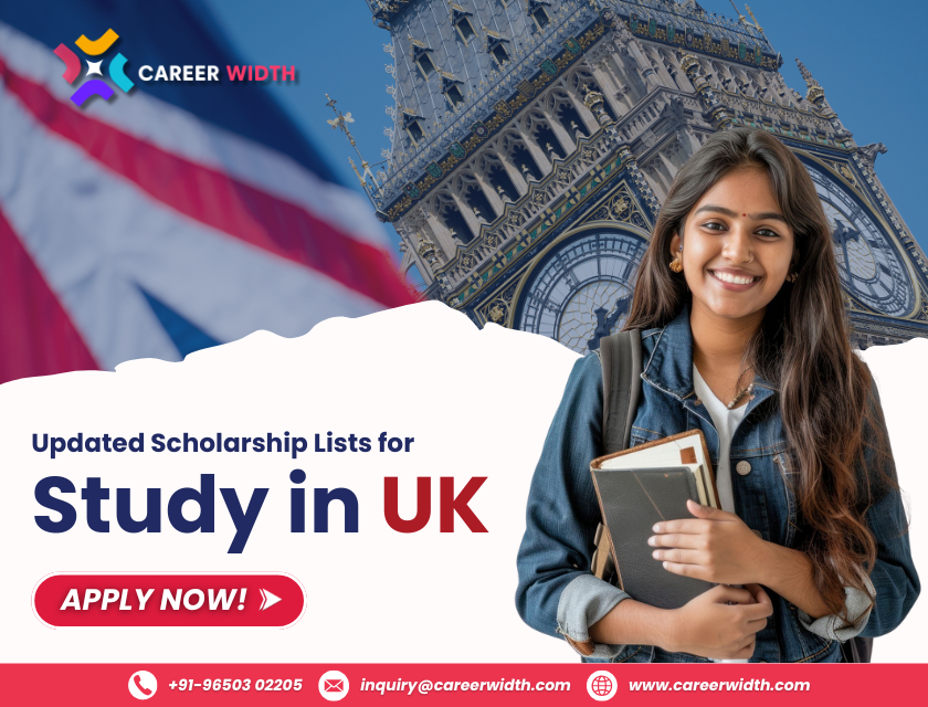 Updated Scholarship Lists for Study in UK