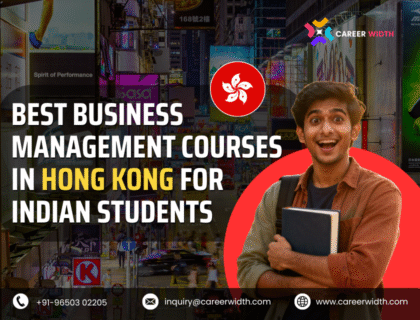 Suppose you’re someone who dreams of studying in a truly global financial centre and wants to consider international internships, working in some of Asia’s most influential business networks. In that case, to study in Hong Kong is one of the best decisions you will ever make. Hong Kong has evolved from being an international business hub to a key education destination for Indian students seeking that extra edge in the global market over the past decade. As an individual related to Career Width, we have had hundreds of students go for it for the quality of teaching, multicultural appeal and a very strong placement culture across finance, management consulting, logistics and entrepreneurship. So, if you’re eyeing a Career in Business Management Hong Kong, this blog will walk you through the Best Courses, Colleges, Benefits and perquisites of the courses; eligibility criteria; scope and much more. Let’s dissect it into the most basic and valuable way. Why Study Business in Hong Kong? Before you scroll down to the list of courses, you need to know why students find it better to Study Business Hong Kong instead of the normal destinations- UK, USA or Australia. Here is why Hong Kong is different: 1. A Global Business Hub Hong Kong has some of the world’s largest companies, banks and multinational corporate houses. Studying business in such a place offers you both hands-on experience and knowledge of how international markets work. 2. Strong Academic Reputation Hong Kong Universities Business departs is regularly named among the top in Asia and internationally. Their curriculum emphasises innovation, research, leadership and applied learning, vital skills for any business student. 3. Multicultural Student Community Hong Kong welcomes students from over 100+ countries every year. This will enable Indian students to work in mixed teams, learn cross-country trade practices and widen their horizons. 4. Internship & Placement Opportunities No matter whether you’re studying a bachelor's level Business degree Hong Kong or taking an MBA in Hong Kong, the city has amazing internships for: Global banks Fortune 500 companies Logistics & supply chain sectors Trade & investment firms Marketing and consulting companies 5. Affordable Compared to Western Countries In comparison with many other developed parts of the world, Hong Kong Management Courses are relatively inexpensive. You receive a world-class education, but pay much less in tuition and living expenses. Top Business Management Courses for Indian Students in Hong Kong Now, let’s break it down, in the primary section: What are the top-rated Management Studies Hong Kong programs that Indian students select? Below you’ll find detailed descriptions of bachelor’s degrees, master’s degrees, diplomas and specialised business degrees. 1. Bachelor of Business Administration (BBA) A BBA in Hong Kong is one of the popular degrees for Indian students. BBA programs in Hong Kong are designed to provide students with basic business education, as well as international exposure. You Will Learn: Financial accounting Marketing & brand management Business law Human resource management Entrepreneurship Strategic management 2. Bachelor in Global Business & Management If you have aspirations for a career in international trade, supply chain, global HR or multinational corporate jobs, this is one of the best programs that you can opt for. In business programs Hong Kong, students will receive hands–on experience in global markets, leadership and negotiation. 3. Bachelor of Business Analytics Business analytics is one of Asia’s fastest-growing fields. In Hong Kong, universities have analytics programs that mix management and data analysis. You Will Study: Data visualisation Decision modelling Consumer analytics Digital transformation in business 4. Master of Business Administration (MBA) An MBA in Hong Kong allows you to connect with one of the world’s most highly developed financial and business networks. Hong Kong MBAs are known for: Case-based teaching Global industry exposure Real-time management simulations Excellent placement opportunities Students who completed an MBA are placed into roles in finance, consulting and supply chain to marketing analytics, fintech and entrepreneurship. 5. Masters in Management (MiM) MiM is ideal for students who are looking for a management career but have not yet had the opportunity to work. Some universities have a Business Degree Hong Kong under MiM, and they concentrate on: Leadership development Team management Business psychology Organizational behaviour 6. Masters in Finance or Financial Management Hong Kong is one of the world’s leading financial centres in Asia, suitable for those who wish to work in the following areas: Investment banking Corporate finance Wealth management Trading and portfolio management 7. Marketing & Branding Courses If you are fascinated by creativity, branding, consumer psychology and advertising, Hong Kong’s marketing courses provide an electrifying combination of: Digital marketing Social media strategies Brand communication Market research These are among the most popular Hong Kong Management Courses. 8. Diploma in Business Studies Diploma courses are brief and suitable for students who seek practical business experience without completing the entire bachelor’s or master’s program. They cover basics such as: Business communication Management principles Team leadership Customer service management Best Business Colleges Hong Kong for Indian Students Hong Kong is known for some of the world's leading business and management universities. The most popular courses for students considering Management Studies Hong Kong are: HKU (the University of Hong Kong) The Hong Kong University of Science and Technology (HKUST) Chinese University of Hong Kong (CUHK) City University of Hong Kong Hong Kong Polytechnic University These schools have helped enable Hong Kong Universities Business faculties to be among Asia’s best. Eligibility Criteria for Business Courses in Hong Kong Those are the general requirements, although they vary for each university: For BBA / Undergraduate Programs 10+2 with good academic scores English proficiency: IELTS or TOEFL Statement of Purpose Letters of Recommendation Resume (optional) For MBA or Master's Programs A bachelor’s degree Work experience (for MBA) English proficiency test CV + SOP Entrance interview Fees for Business Degrees in Hong Kong Here are the rough sketches for a Business Degree Hong Kong: BBA: ₹10–18 lakhs per year MiM/MBA: ₹18–30 lakhs per year Diploma courses: Rs 4-7 lakhs per year The cost of living varies from ₹8–10 lakhs per annum according to the lifestyle and type of accommodation selected by the student. Career Opportunities After Studying Business in Hong Kong After successful graduation from Business Colleges Hong Kong, the following are some of the careers you can take: Financial Analyst Marketing Executive Business Consultant HR Manager Logistics & Supply Chain Manager Operations Manager Investment Banker Data Analyst This also enhances the job prospects of Indian students, as foreign companies in Hong Kong tend to prefer hiring local university graduates. Why Career Width Recommends Studying Business in Hong Kong Having advised thousands of students on the study abroad experience, we have observed students who decide to Study in Hong Kong: Build global careers faster Access international corporate networks Learn in fast-paced, industry-driven environments Grow personally and professionally Gain high-value international exposure At Career Width, we recommend students to think and apply for admissions in Hong Kong because it is the apt mix of quality education, cost-effectiveness, safety and chances in the ever-changing world of Asian corporate. Conclusion The decision to attend the Business Management Hong Kong courses can be one of the best decisions in your life, both professionally and academically. Whether your motivation is a BBA in Hong Kong, an MBA in Hong Kong or any of our other Business Programs Hong Kong has long been one of Asia’s most dynamic and internationally renowned study destinations. If you’re looking to apply, be sure to know yourself and have a strong sense of what you want in your future so that you can select a program that emphasises your talents. Your dream of studying business abroad can turn into reality when you’re through with the planning and advice from Career Width. FAQs Ques. 1. Is Hong Kong a good place for Indian students to study business? Ans. Yes. Hong Kong offers world-class business education, global exposure, a safe student life, and excellent job opportunities. Ques. 2. What is the average cost of studying business in Hong Kong? Ans. The tuition fees are between ₹10 lakhs and 30 lakhs/ year, course-specific. The cost of living is about ₹8-10 lakhs a year. Ques. 3. Do Hong Kong business degrees help in getting global jobs? Ans. Absolutely, Hong Kong degrees are respected around the world and open doors in fields like finance, consulting, marketing, supply chain and international management. Ques. 4. Can Indian students work while studying in Hong Kong? Ans. Yes, in universities you have the option for intern and/or part-time work depending on academic criteria. Ques. 5. Which is better for management studies, Hong Kong or Singapore? Ans. Both are good, but Hong Kong has lower tuition fees and better local and regional exposure to Chinese, and indeed global, markets, plus influential business connections.