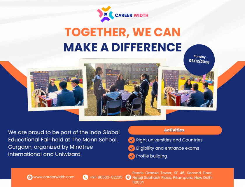 Career Width at the Indo Global Educational Fair – The Mann School