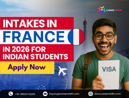 Intakes in France in 2026 For Indian Students