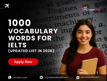 1000 Vocabulary Words for IELTS (updated list in 2026)