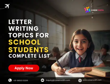 Letter Writing Topics for School Students – Complete List
