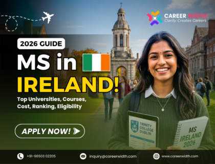 MS in Ireland - Top Universities, Courses, Cost 2026, Ranking, Eligibility