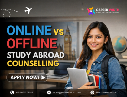 Online Vs Offline study abroad counselling