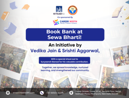 Book Bank Drive At Sewa Bharti