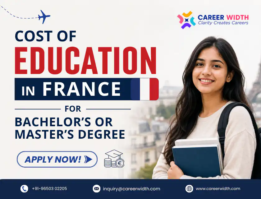 Cost of Education in France for Bachelor’s or Master’s Degree