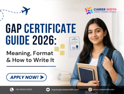 Gap Certificate Guide 2026 Meaning, Format & How to Write It